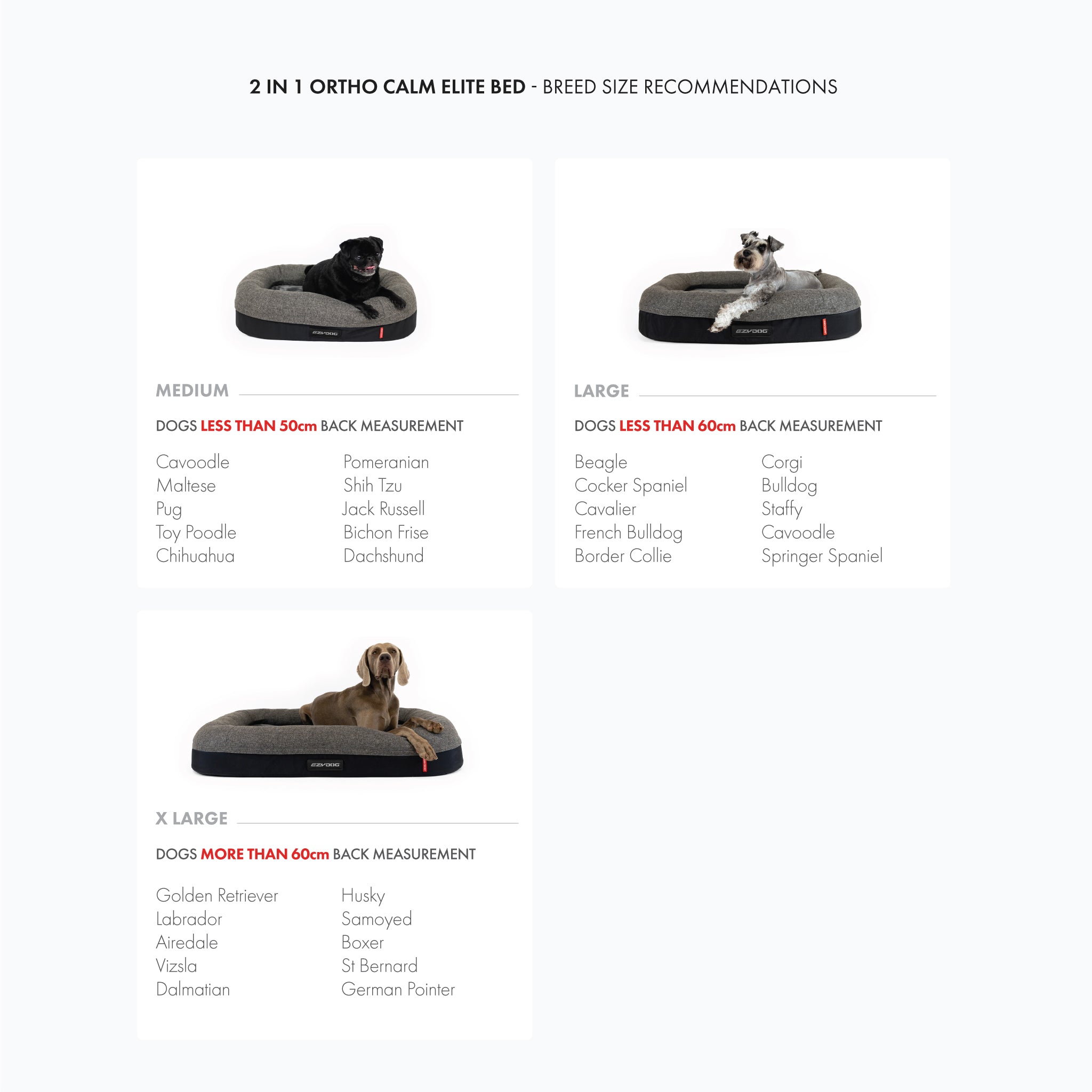 Lit pour chien 2 en 1 Ortho Calm Elite