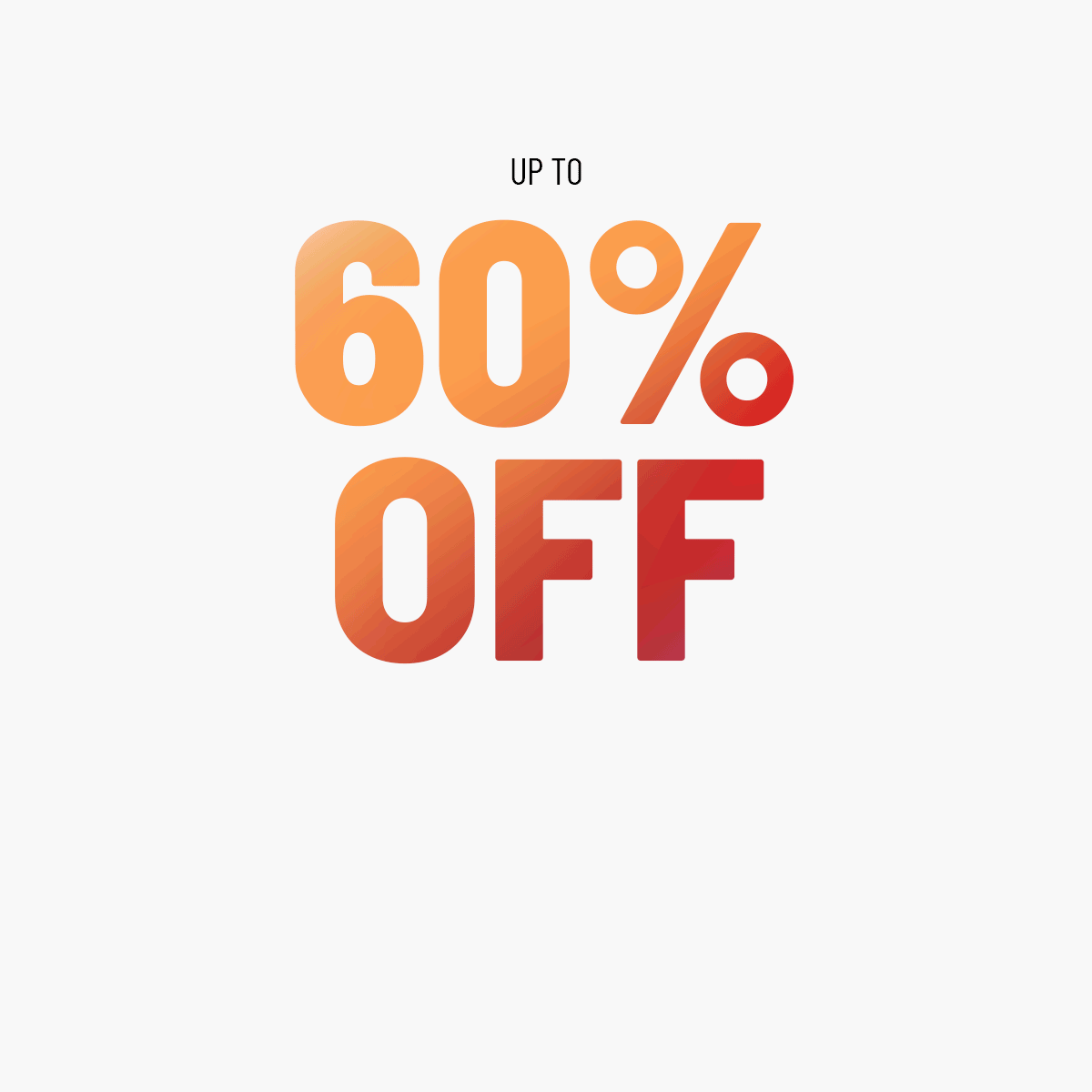 CYBER SALE 60% OFF